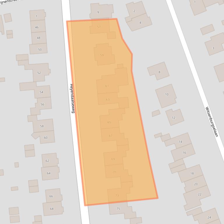 Kaart van postcodegebied 6524SG.
