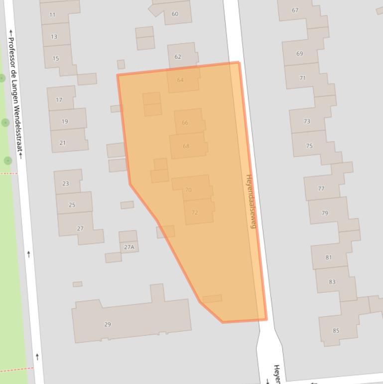 Kaart van postcodegebied 6524SR.