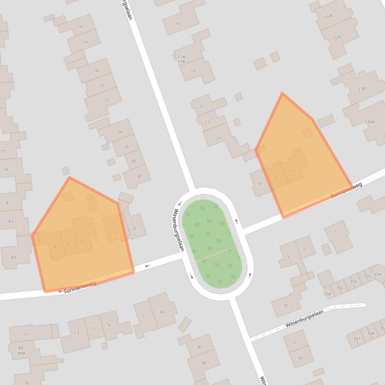 Kaart van postcodegebied 6524SX.