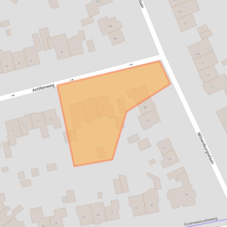 Kaart van postcodegebied 6524TA.