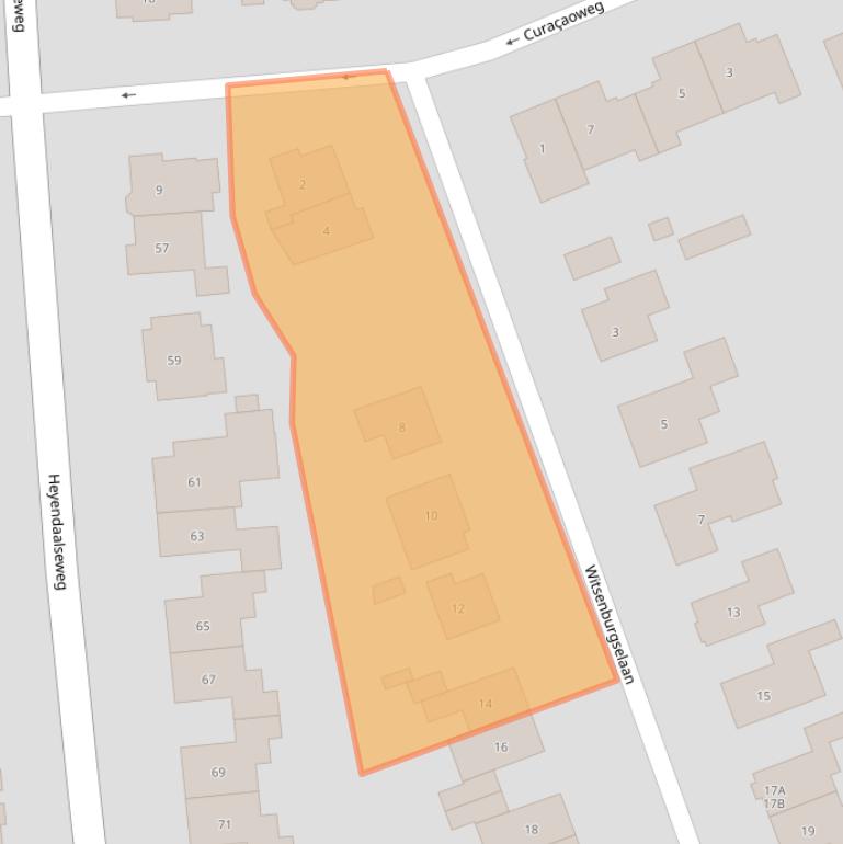 Kaart van postcodegebied 6524TH.