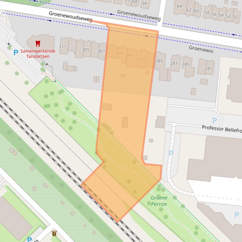 Kaart van postcodegebied 6524TW.