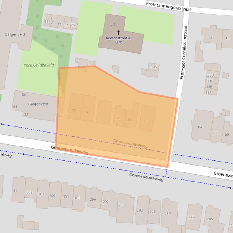 Kaart van postcodegebied 6524VC.