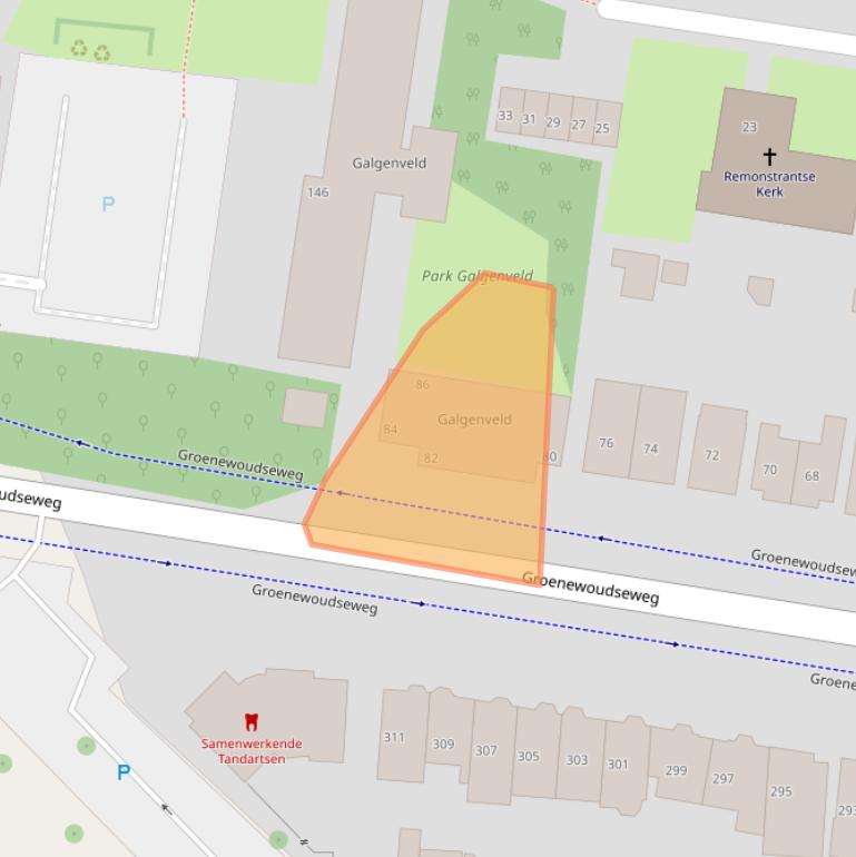 Kaart van postcodegebied 6524VD.