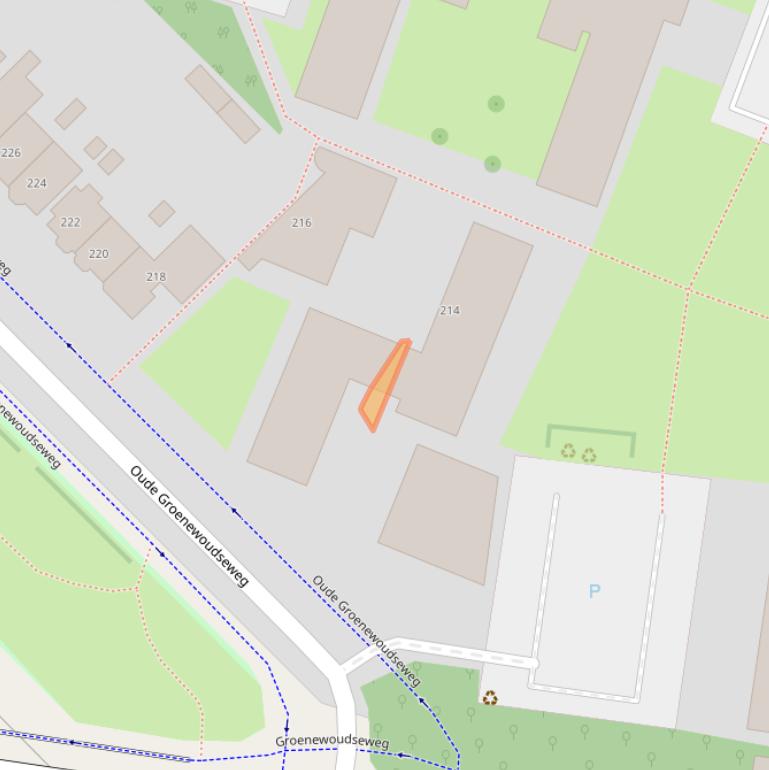 Kaart van postcodegebied 6524VR.