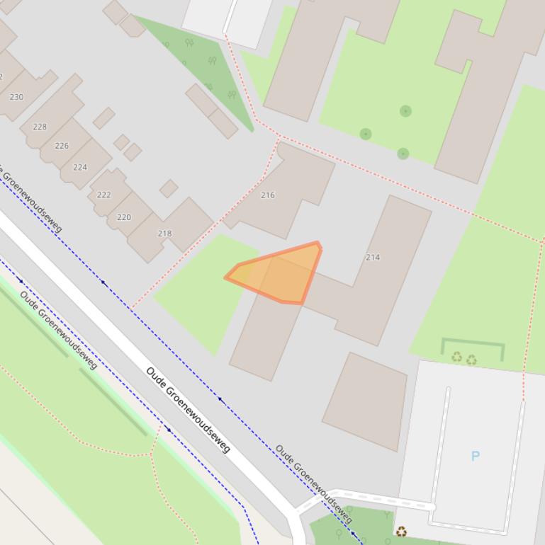 Kaart van postcodegebied 6524VX.