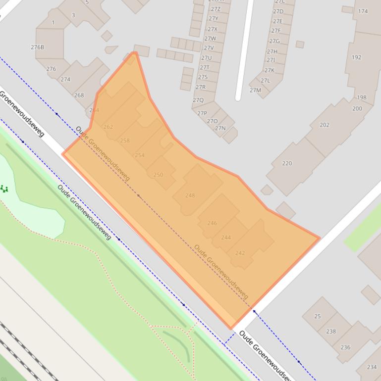 Kaart van postcodegebied 6524WS.