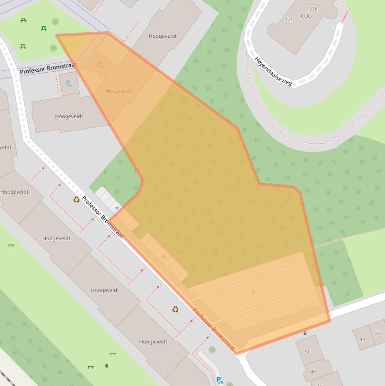 Kaart van postcodegebied 6525AS.