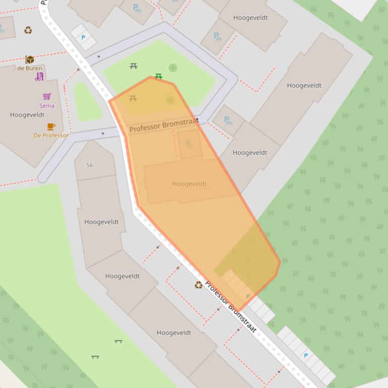 Kaart van postcodegebied 6525AT.