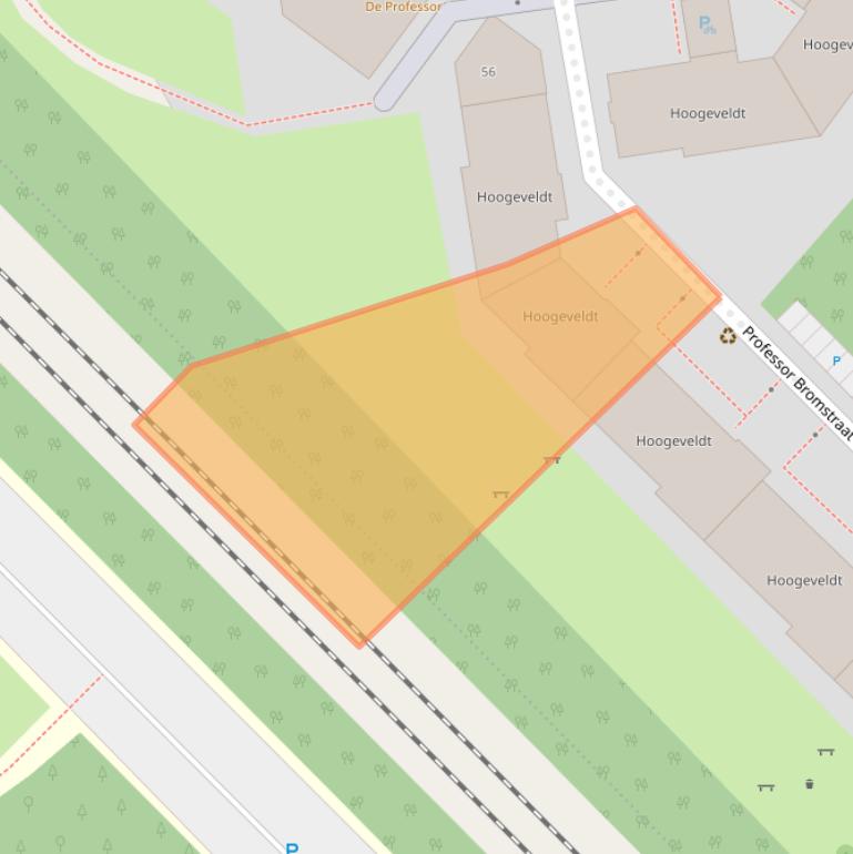 Kaart van postcodegebied 6525BD.