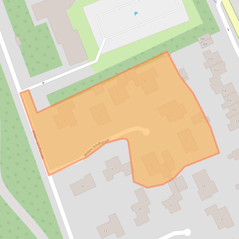 Kaart van postcodegebied 6525BP.