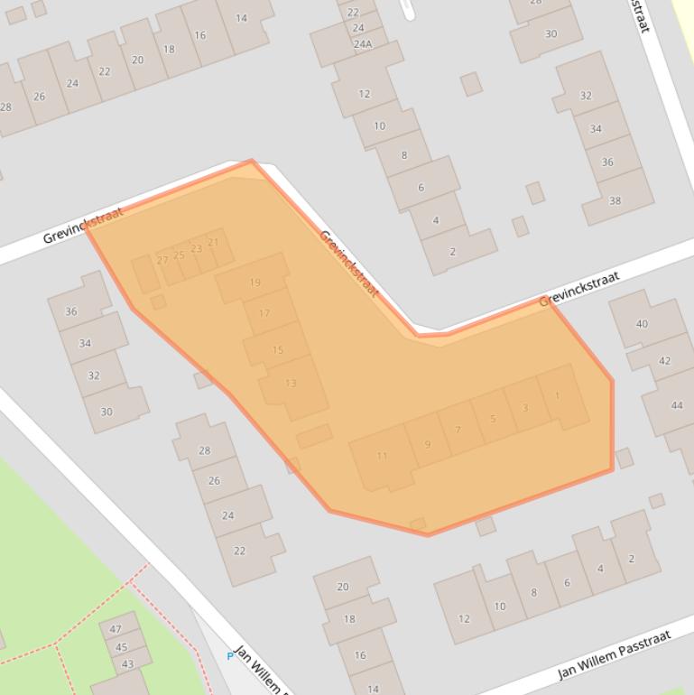 Kaart van postcodegebied 6525CG.