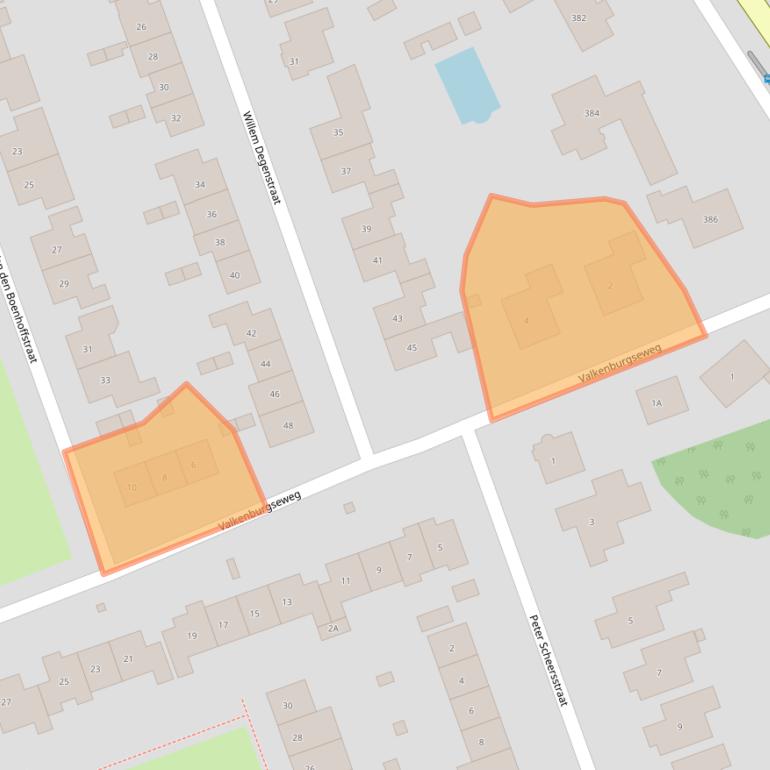 Kaart van postcodegebied 6525CX.