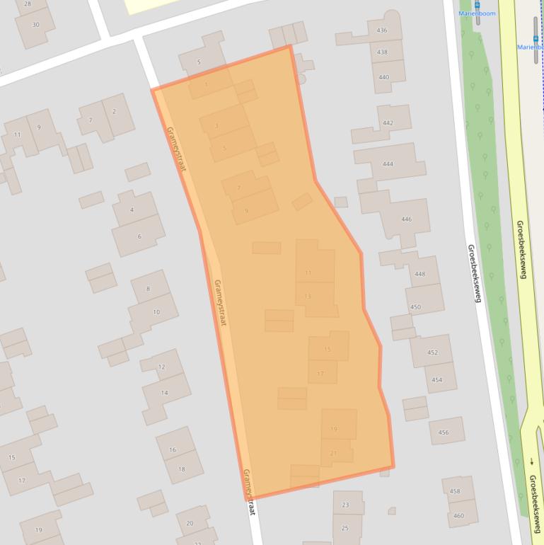 Kaart van postcodegebied 6525DM.