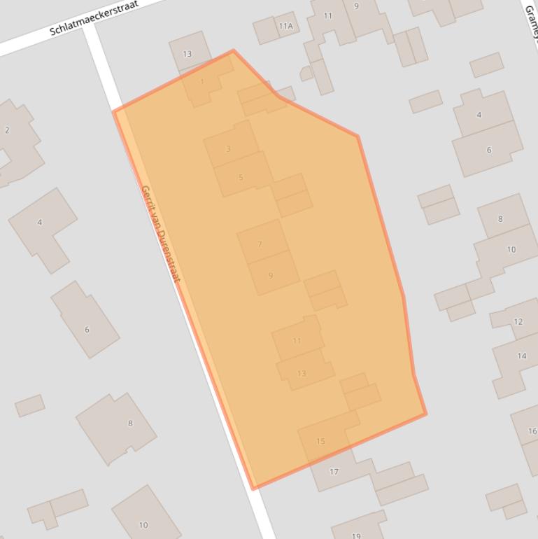 Kaart van postcodegebied 6525DR.