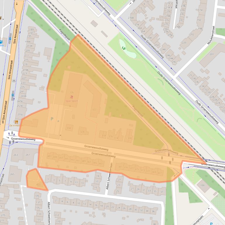 Kaart van postcodegebied 6525EL.