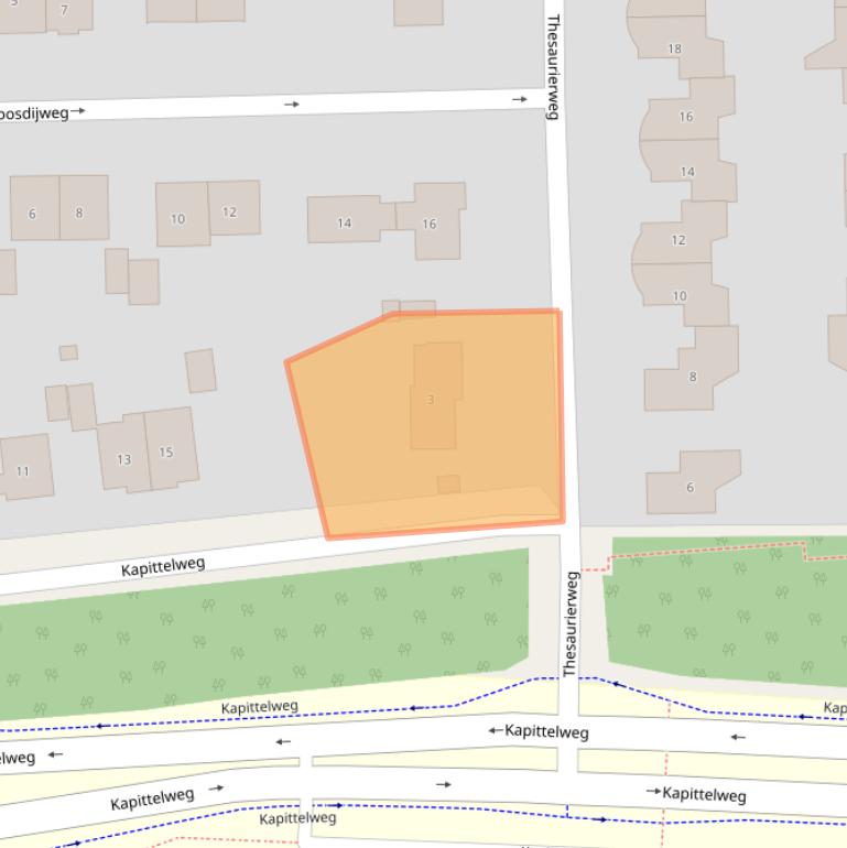 Kaart van postcodegebied 6525ER.