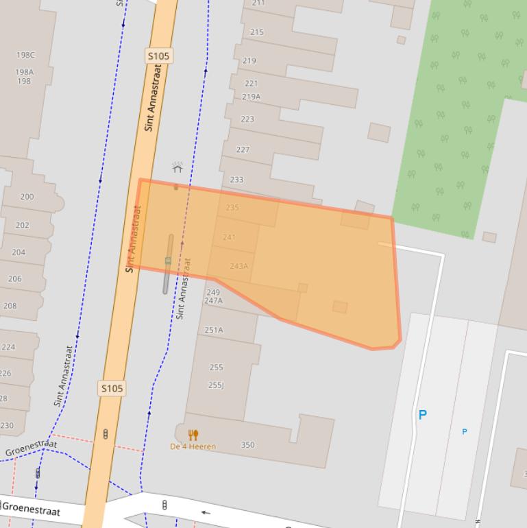 Kaart van postcodegebied 6525GP.