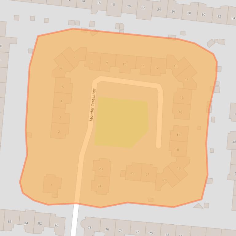 Kaart van postcodegebied 6525JW.