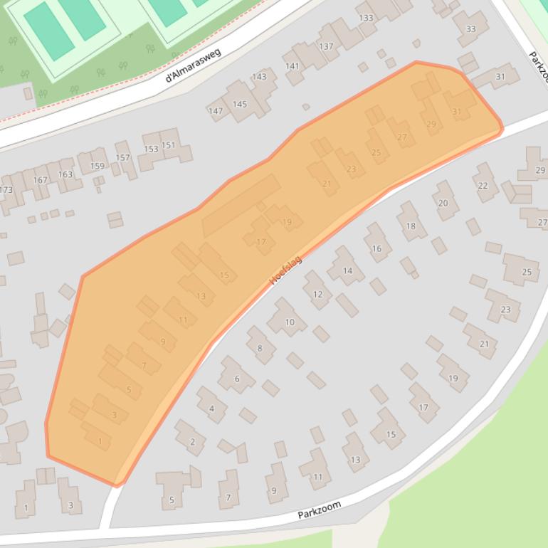 Kaart van postcodegebied 6525PA.