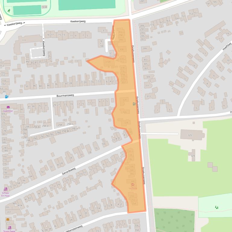 Kaart van postcodegebied 6525PN.