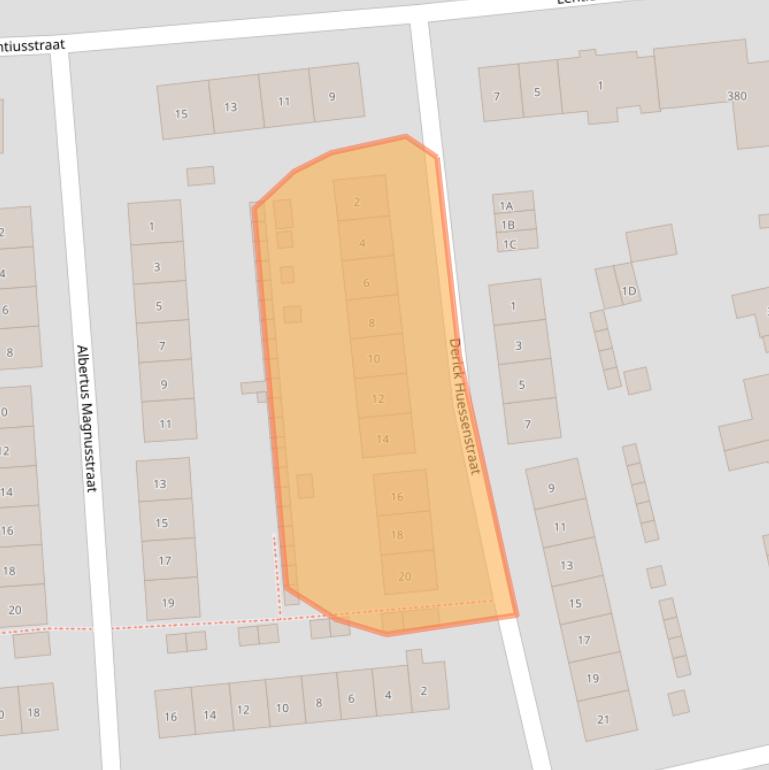 Kaart van postcodegebied 6525PZ.