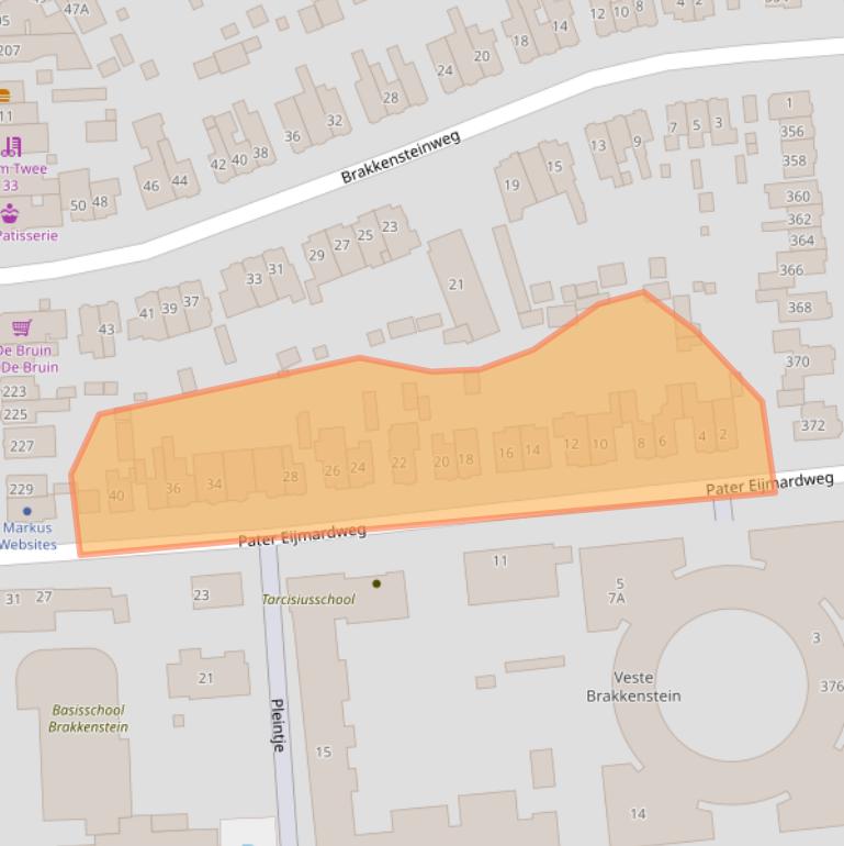 Kaart van postcodegebied 6525RM.