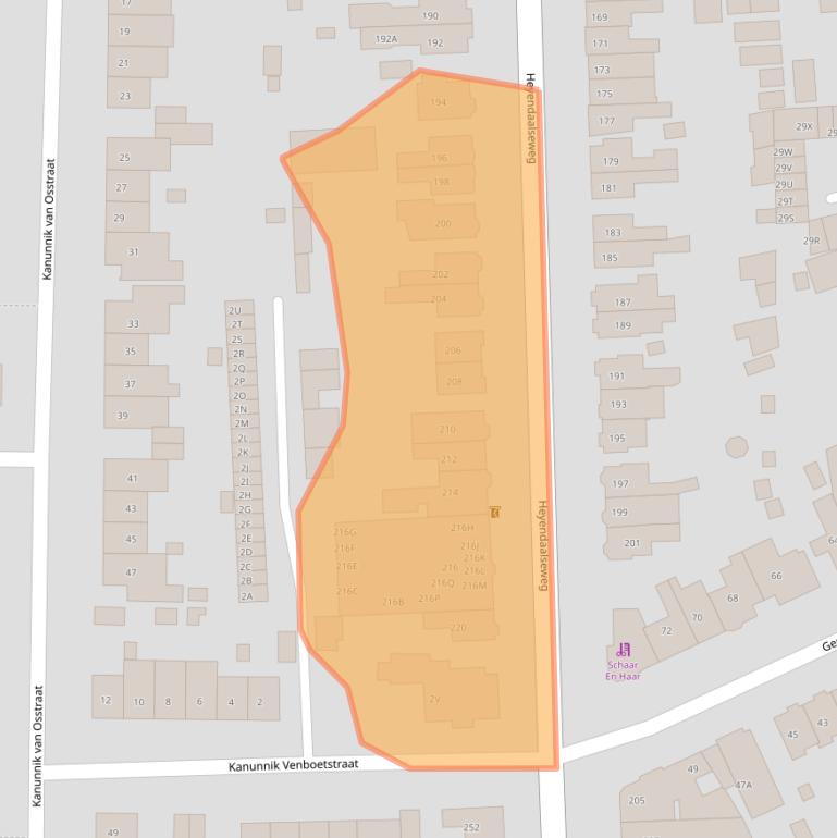 Kaart van postcodegebied 6525SK.