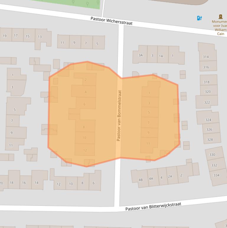 Kaart van postcodegebied 6525SN.