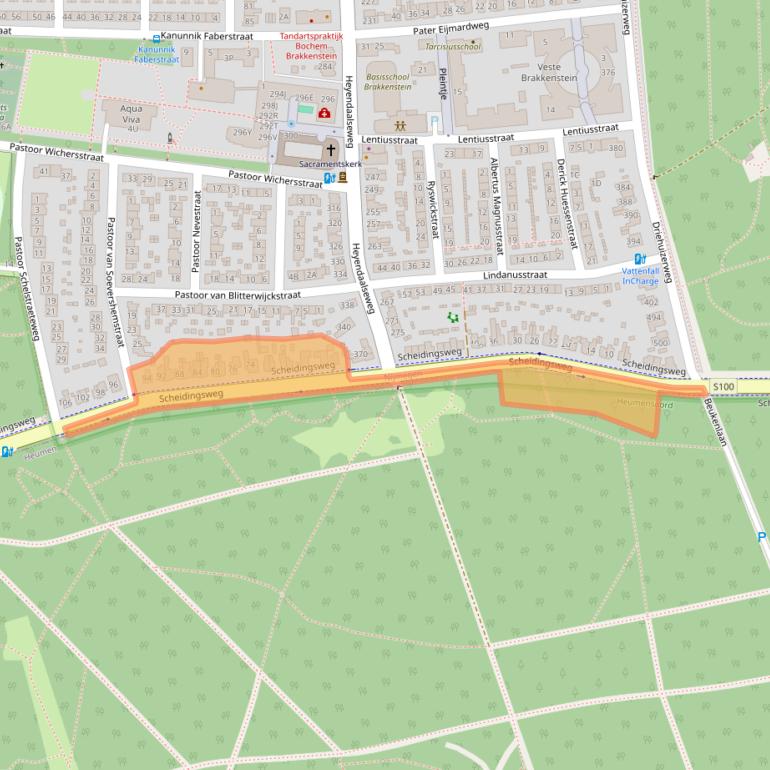 Kaart van postcodegebied 6525TC.