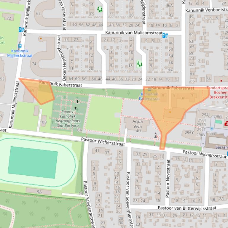 Kaart van postcodegebied 6525TP.