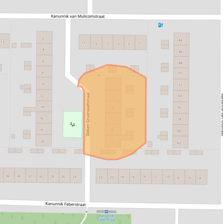 Kaart van postcodegebied 6525VC.