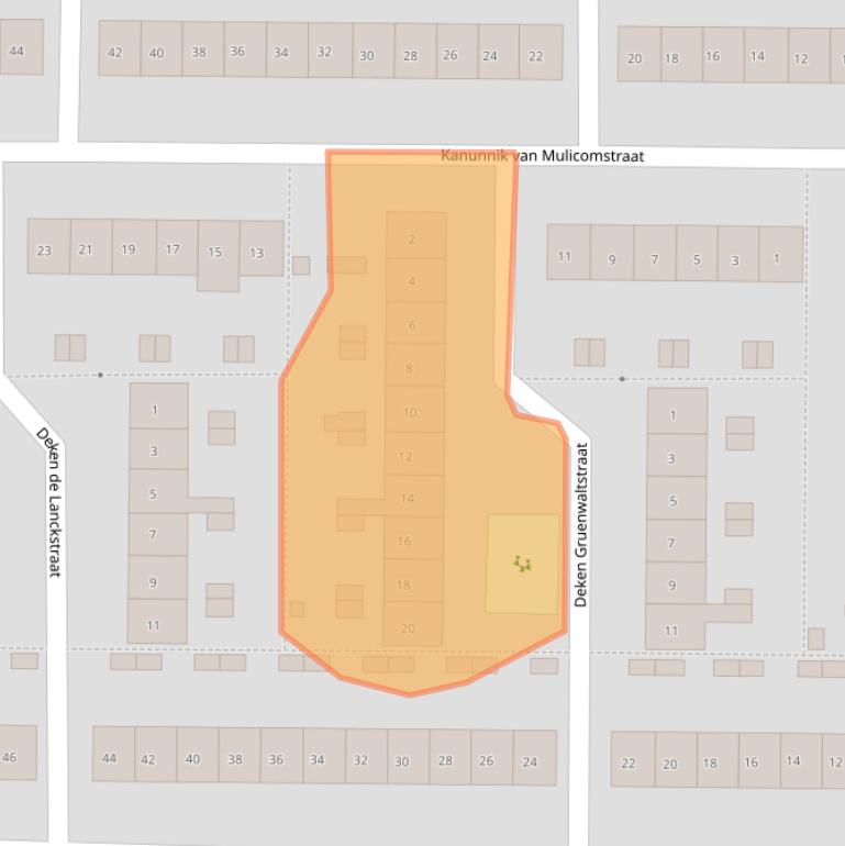 Kaart van postcodegebied 6525VD.