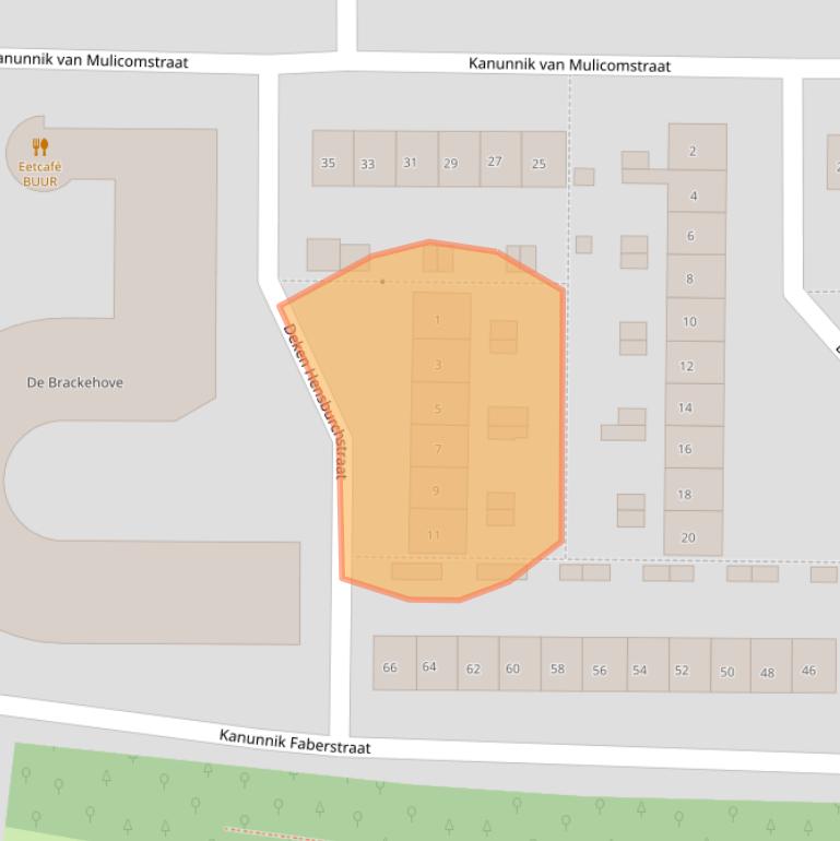 Kaart van postcodegebied 6525VH.