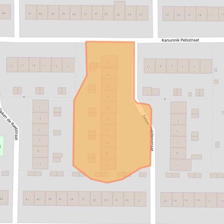Kaart van postcodegebied 6525VP.