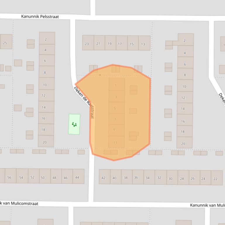 Kaart van postcodegebied 6525VR.