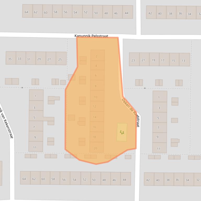 Kaart van postcodegebied 6525VS.