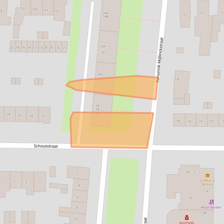 Kaart van postcodegebied 6525WV.