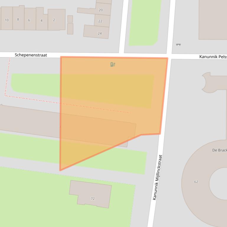 Kaart van postcodegebied 6525XG.