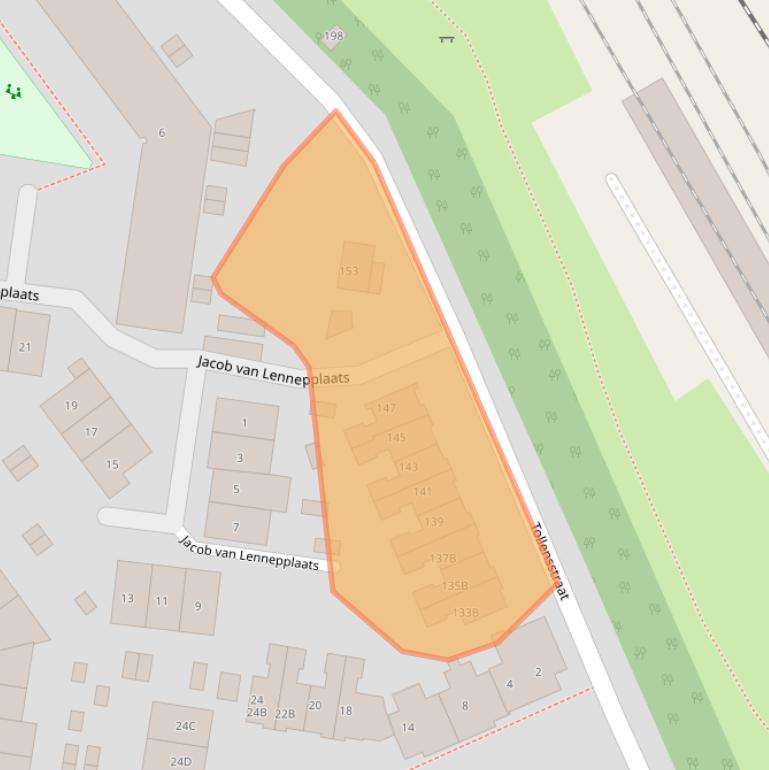Kaart van postcodegebied 6531AC.