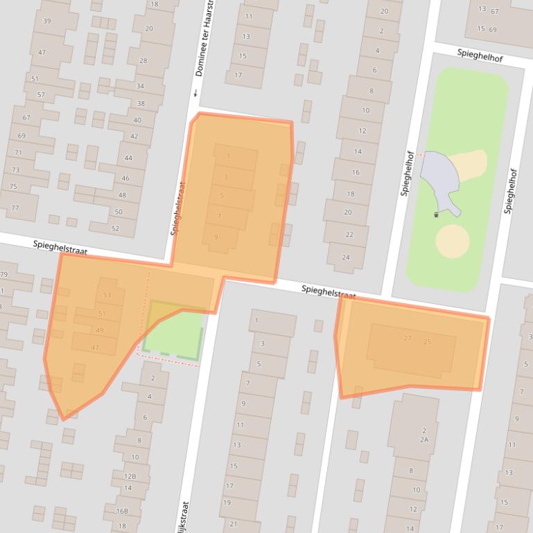 Kaart van postcodegebied 6531BM.