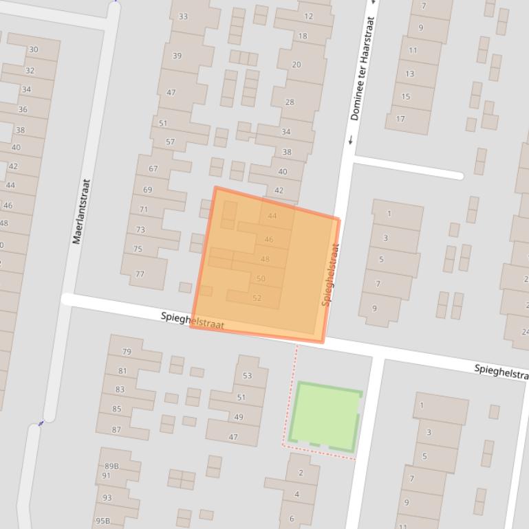 Kaart van postcodegebied 6531BP.