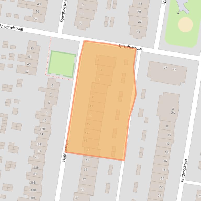 Kaart van postcodegebied 6531BR.