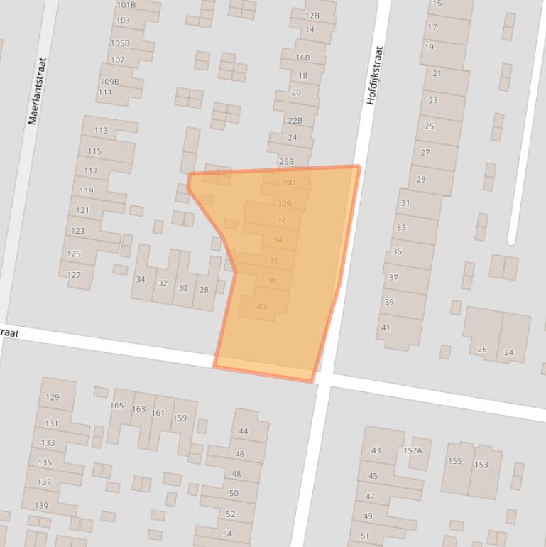 Kaart van postcodegebied 6531BW.