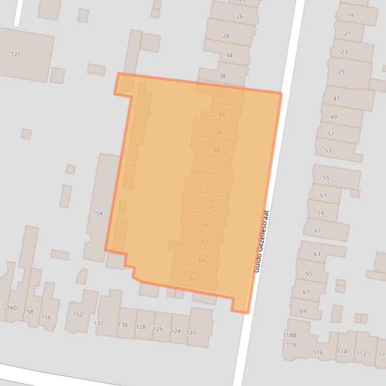 Kaart van postcodegebied 6531CX.