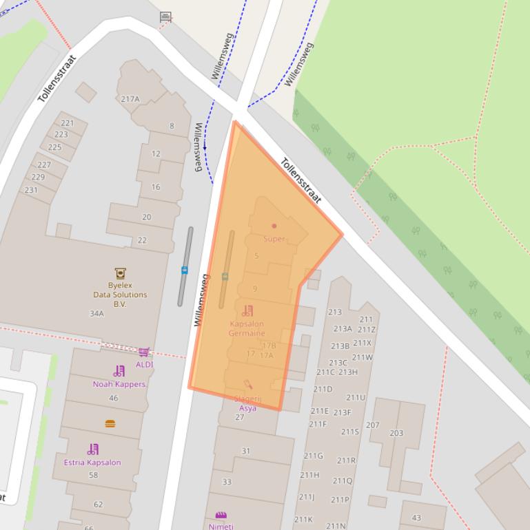 Kaart van postcodegebied 6531DA.