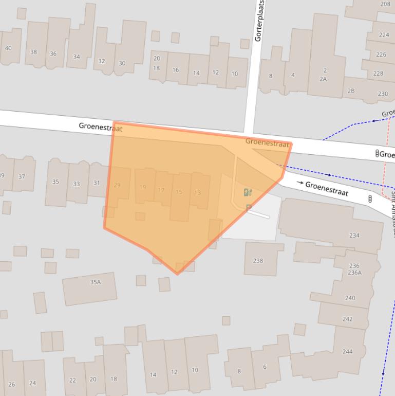 Kaart van postcodegebied 6531HA.