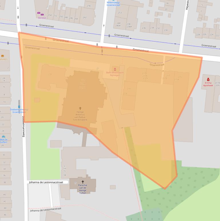 Kaart van postcodegebied 6531HH.