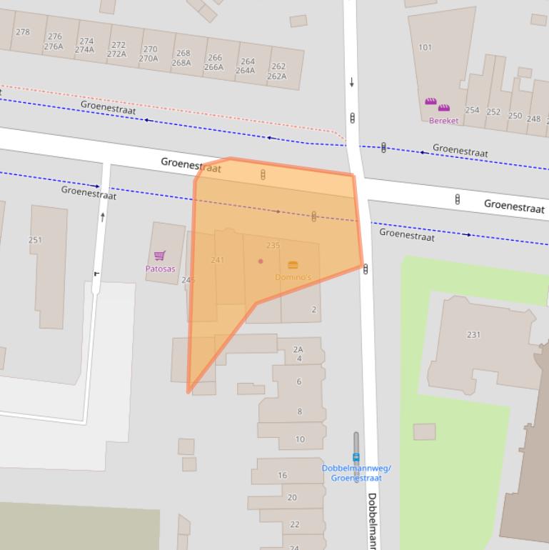 Kaart van postcodegebied 6531HJ.