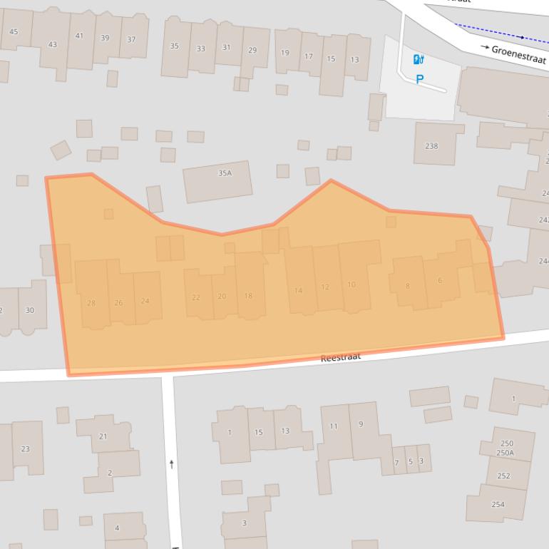 Kaart van postcodegebied 6531JL.